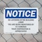 Signmission No Loitering In The Building Lobby You Are OSHA Notice Sign, Plastic, 14in W x 10in L, 2PK OS-2PACK-NS-P-1014-L-14687 - alternate 4